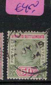 Malaya, Straits Settlements SG 104 VFU (2eww)