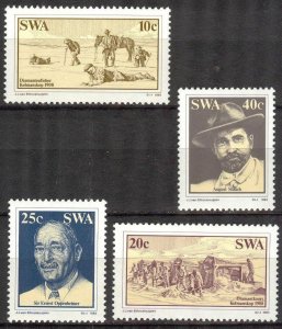 South West Africa SWA 1983 Diamond Finds near Luderitz Set of 4 MNH