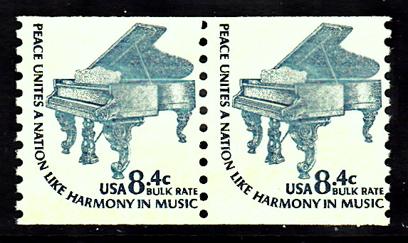 United States #1615C Piano 8.4 Coil Pair MNH, Please see the description.