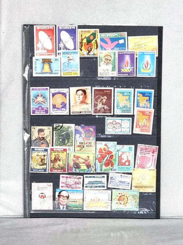 Bangladesh stamps - Beautiful 100+ stamps all different