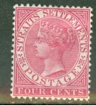 IO: Straits Settlements 42 mint CV $170