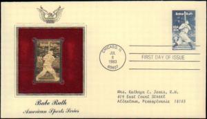 United States, First Day Cover, Illinois, Sports