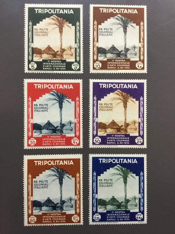 Tripolitania 73-78 F-VF MH. Scott $ 25.50