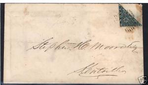 Nova Scotia #5a Used Bisect On Cover