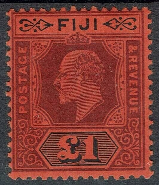 FIJI 1906 KEVII 1 POUND 