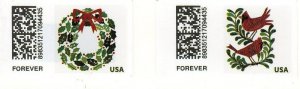 US 2025 Computer Vended Postage Christmas Pair Forever Stamps MNH CVP115 - 116