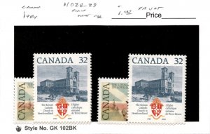 Canada, Postage Stamp, #1028-1029 (2 Ea) Mint NH, 1984 (AF)