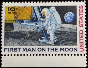 1969 10c Moon Landing, First Man on the Moon Scott C76 Mint F/VF NH 