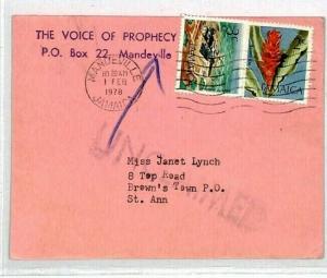 JAMAICA St Ann *Voice of Prophecy* Mandeville 1978 {samwells-covers} CY93