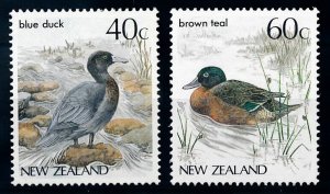 [66406] New Zealand 1987 Birds Oiseaux Uccelli  MNH 984-985