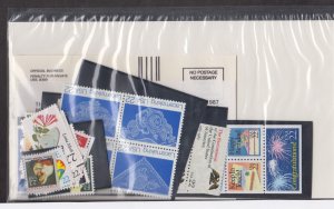 US Stamps 1987 Mint NH Commemorative Year Set Complete in USPS Sealed Plastic