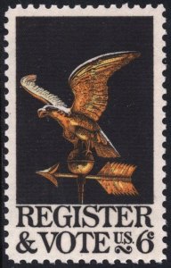 SC#1344 6¢ Register & Vote Issue (1968) MNH