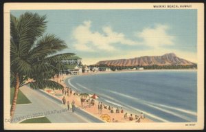 Hawaii USA 1943 Used Postcard Territory Territorial Cover Censor 109000