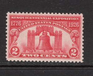 Scott # 627  unused   OG MNH single