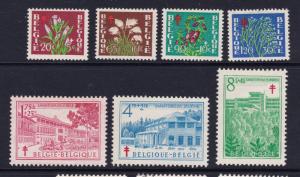 Belgium the 1950 Charity set MH