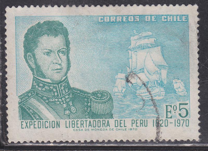 Chile 399 150th Anniv. of the Expedition to Liberate Peru From Spain 1971