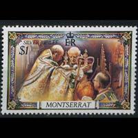 MONTSERRAT 1977 - Scott# 365 Reign of QEII $1 NH