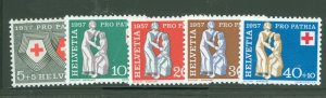 Switzerland #B262-B266  Single (Complete Set)