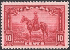 Canada SC#223 10¢ R. C. M. P. Horseman (1935) MNH