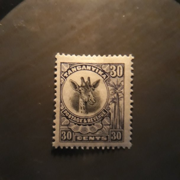 Tanganyika 19  1925  30c unused  VF