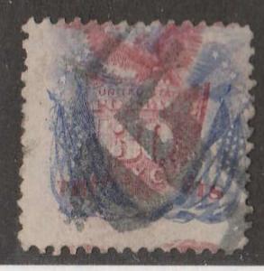 U.S. Scott #121 Eagle Stamp - Used Single