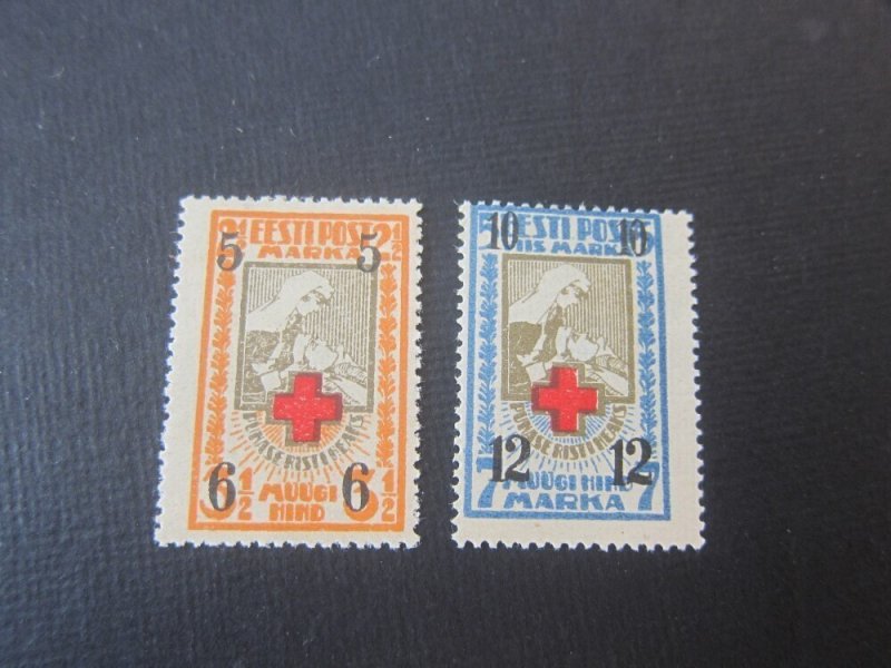 Estonia 1926 Sc B13-14 set MH