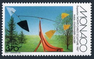 Monaco 1576,MNH.Michel 1807. Sculpture Exhibition,1987.By Alexander Calder.