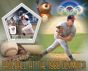 Stamps.Sports.Baseball at the Olympics 2023 year 6 sheets perforated NEW