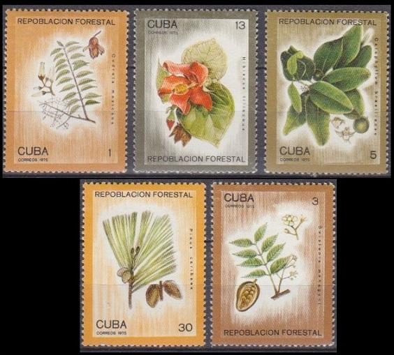 1975 Cuba 2065-2069 Flowers 3,00 €