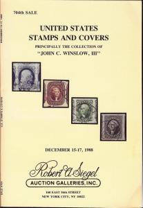 Siegel: Sale # 704  -  United States Stamps and Covers Pr...