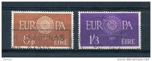 Ireland 1960 Sc175-6 Mi 146-7 Used Europa  Cv 30 euro