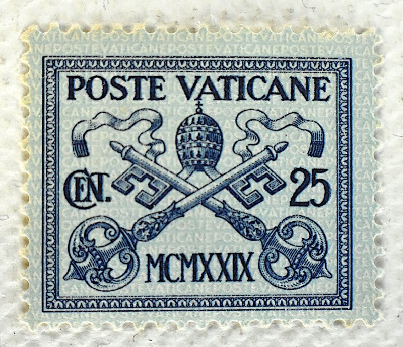 VATICAN CITY SCOTT #4 MNH, 1929