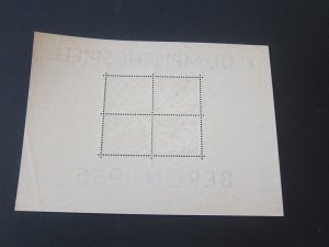 Germany 1936 Sc B91 Olympic MNH