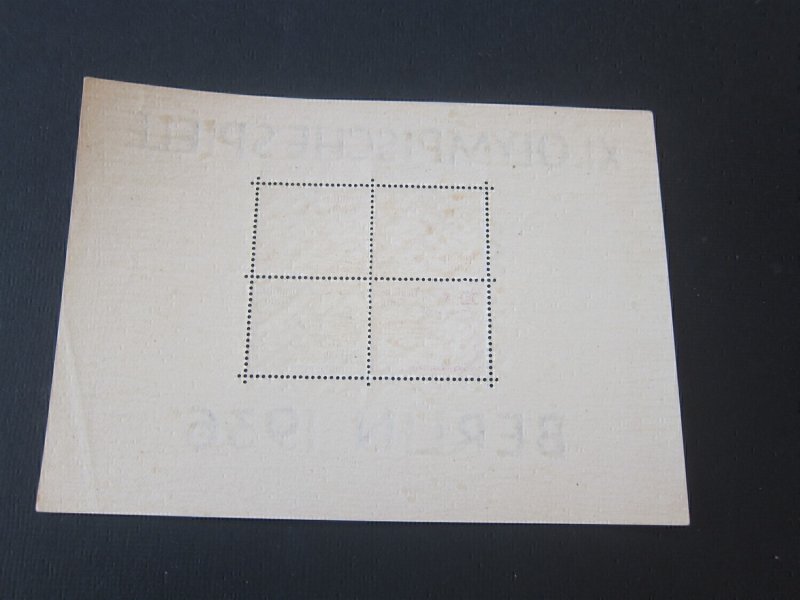 Germany 1936 Sc B91 Olympic MNH