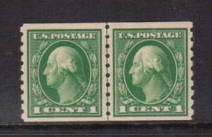 USA #412 VF Mint Guide Line Pair