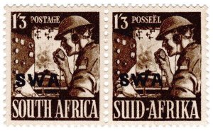 (I.B) South-West Africa Postal : Signaller 1/3d (SG 120)