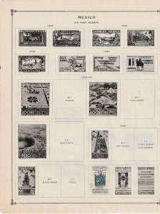 Mexico Collection - Nine Scans. All the stamps are in the scans.