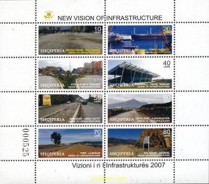 267437 MNH ALBANIA 2007 DESARROLLO