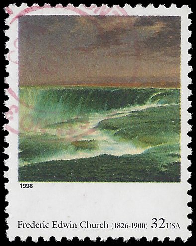 #3236n 32c American Art Frederic Edwin Church 1998 Used