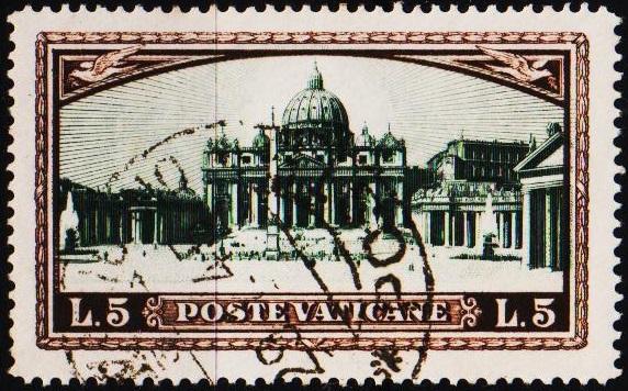 Vatican City. 1933 5L S.G.32 Fine Used