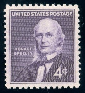 US Stamp #1177 Horace Greeley 4c - PSE Cert - XF-SUP 95 - MNH - SMQ $25.00