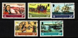 Jersey Sc 300-05 1983 Birth of de Cateret stamp set used