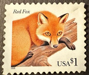 US # 3039 RED FOX $1 1996 unused