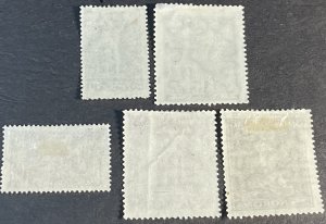 HUNGARY # B72-B76-MINT/HINGED--SEMI-POSTAL-COMPLETE SET-1923