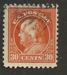 # 516 Used Orange Red Ben Franklin