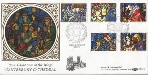 Great Britain Canterbury Cathedral Christmas FDC