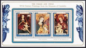 PENRHYN IS 1980 Christmas souvenir sheet MNH...............................54919