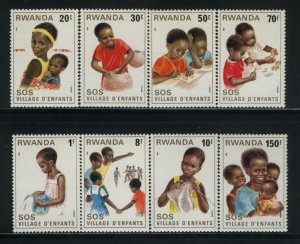 Rwanda MNH Sc 1019-26 Value $ 7.75 Childrens