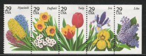 ALLY'S STAMPS US Scott #2764a 29c Garden Flowers B/P [5] MNH - F/VF [FP-93a]