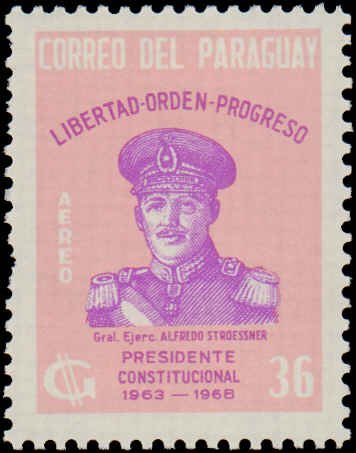 Paraguay #767-773, Complete Set(7), 1963, Hinged